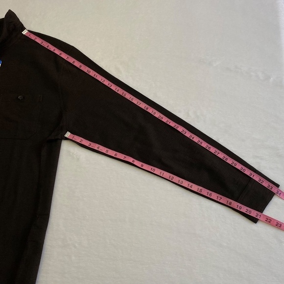 32 Degrees Men's Long Sleeve Button-Up Shirt, Brown, Large NWT - Picture 13 of 16